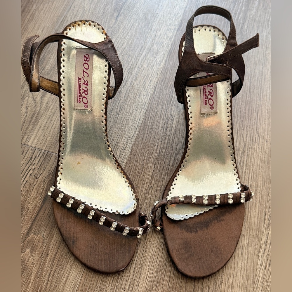Bolaro by Summer Rio Jeweled Strappy Heeled Sandals